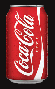 A can of Coca-Cola